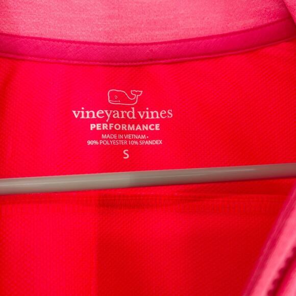 Vineyard Vines Performance 1/4 Zip Pullover Pink Size Small Womens - Picture 7 of 8